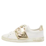 White Leather Louis Vuitton Sneakers