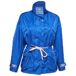 Blue Nylon Elisabetta Franchi Jacket