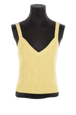 Yellow Cotton Éric Bompard Top