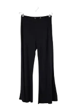 Black Viscose Roberto Cavalli Pants