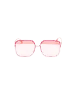 Pink Plastic Dior Sunglasses