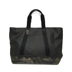 Black Canvas Coach Tote