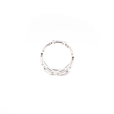 Silver Metal Hermès Scarf Ring