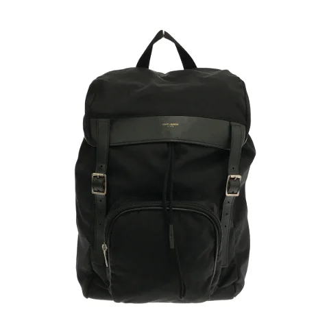 Black Nylon Saint Laurent Backpack