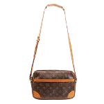 Brown Canvas Louis Vuitton Trocadero