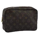 Brown Canvas Louis Vuitton Trousse Toilette