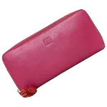 Pink Leather Loewe Wallet