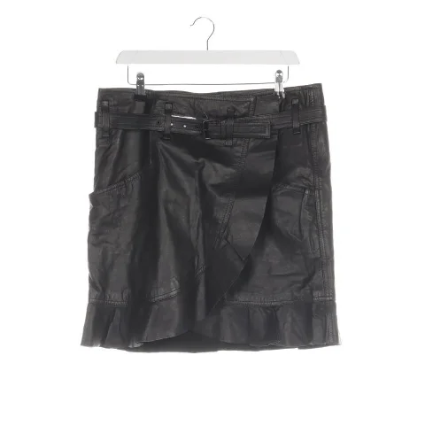 Black Leather Isabel Marant Étoile Skirt