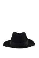 Black Wool Maison Michel Hat