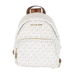 White Canvas Michael Kors Backpack