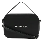 Black Leather Balenciaga Briefcase