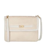 White Canvas Emilio Pucci Shoulder Bag