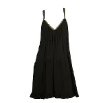 Black Viscose Dondup Dress