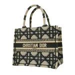 Navy Canvas Dior Tote