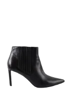 Black Leather Celine Boots