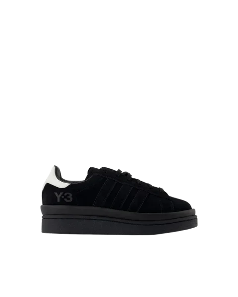 Black Suede Y-3 Sneakers