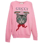 Pink Cotton Gucci Sweatshirt