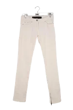 White Cotton Barbara Bui Jeans