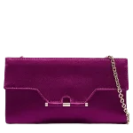 Purple Satin Yves Saint Laurent Clutch