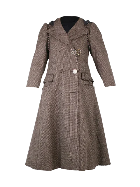 Brown Wool Balenciaga Coat