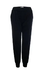 Black Polyester Joie Trousers