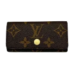 Brown Canvas Louis Vuitton Key Holder