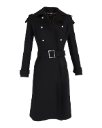 Black Wool Dolce & Gabbana Coat