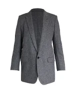 Grey Wool Saint Laurent Blazer