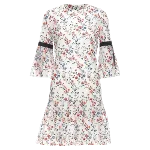 White Silk Erdem Dress