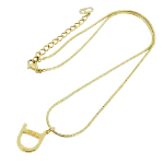 Gold Metal Dior Necklace