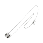 Silver White Gold Bvlgari Necklace