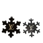 Black Metal Louis Vuitton Brooch