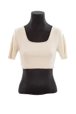 Beige Viscose Jacquemus Top