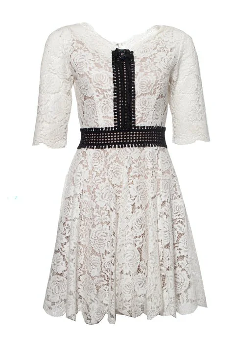 White Lace The Kooples Dress