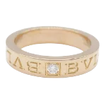 Gold Rose Gold Bvlgari Ring