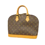 Brown Fabric Louis Vuitton Alma