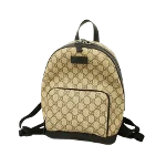 Black Plastic Gucci Backpack