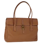 Brown Leather Salvatore Ferragamo Tote