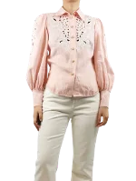 Pink Linen Zimmerman Shirt