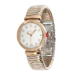 White Stainless Steel Bvlgari Watch