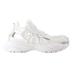 White Leather Versace Sneakers