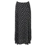 Black Fabric Reformation Skirt