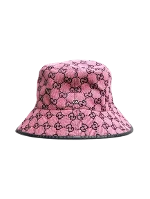 Pink Cotton Gucci Hat