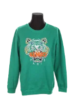 Green Wool Kenzo Sweatshirt