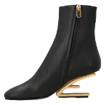 Black Leather Fendi Boots