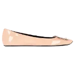 Nude Leather Roger Vivier Flats