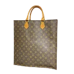 Brown Canvas Louis Vuitton Sac Plat