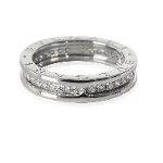 Silver White Gold Bvlgari Ring