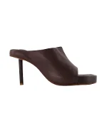 Brown Leather Jacquemus Heels