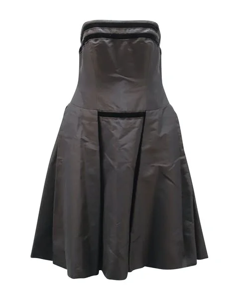 Black Cotton Carolina Herrera Dress